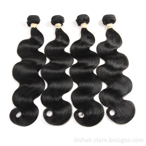 28 inches Brazilian Body Wave Human Hair Bundles Cheap Natural Color Remy Cuticle Aligned Human Hair Weave Bundles Extensions
